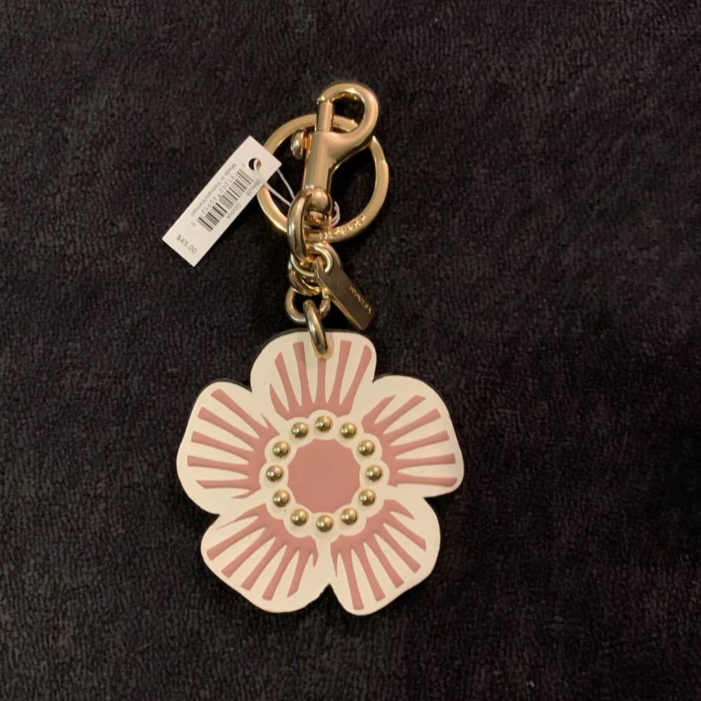Coach Willow Floral bag charm